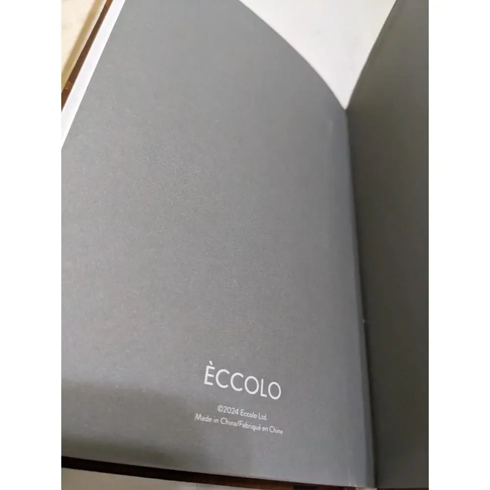 New Eccolo 2025-2026 Weekly Planner Leatherette Soft Covers Map Embossed Unique